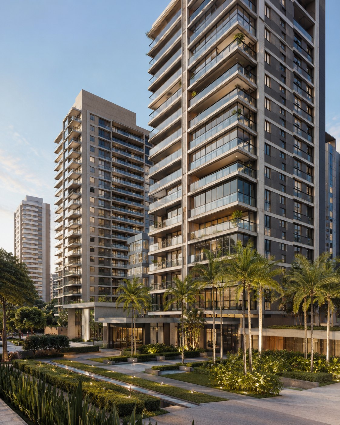 Prédios residenciais de alto padrão