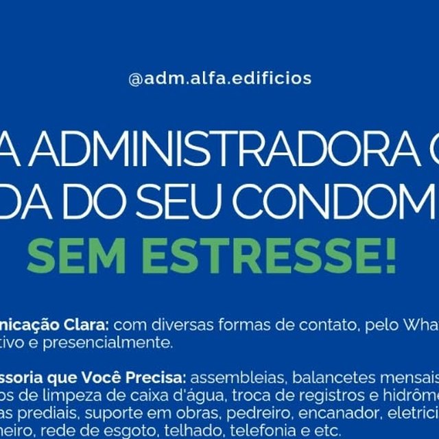 Publicação da Alfa: uma administradora que cuida do seu condomínio sem estresse